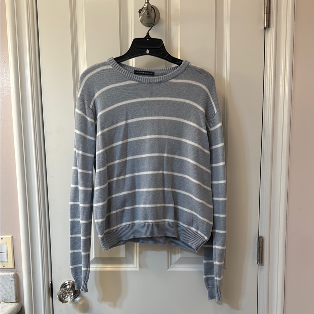 Striped Blue and White Brandy Mellville/John Galt Sweater